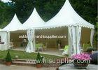 White Pagoda Tents 5m * 5m UV - Resistant Garden Wedding Reception