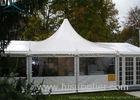 10m * 25m White Marquee Western Shelter Tents With Sun Proof Tent Fabric