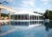Marquee European Style Tents Multi-Sided For Exhibition Flame Retardant Glass Wall