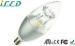 Soft White 5W Flame Tip LED Clear Candle Light Bulbs 120 Volt 50 Watts Equal
