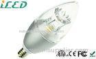 Soft White 5W Flame Tip LED Clear Candle Light Bulbs 120 Volt 50 Watts Equal