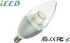 3 Year warranty 6000K COB LED Candle Fame Bulbs , 5W E12 E14 Screw Cap Light Bulbs