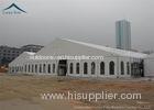 200 People White Exhibition Tents For Business Activities Wind Load 100km/h