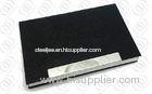 BusinessMan LeatherCardcase , Black business name card holder stainless steel case
