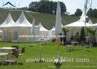 Western White PVC Fabric Romantic Pagoda Tents 5m By 5m Waterproof Aluminum