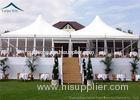 Stander Size High Peak Pagoda Wedding / Party Tent With Glass Wall And Curtains