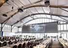 Dome Shape Large Exhibition Tents Outdoor With Glass Wall 15m * 25m PVC Fabric