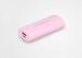 ABS Mini Pink Li-ion Power Bank 3600mAh 18650 , Portable Power Bank For Mobile Devices