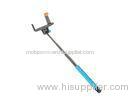 Stainless Steel Bluetooth Selfie Stick for Android phone , Telescoping Selfie Wireless Monopod