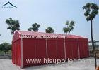 8m * 10m Party Marquee Tents With Red PVC Fabric For Outdoor Events