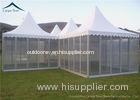 Pagoda Shape Small Marquee Tents / Wedding Party Tents With Luxury Decoration