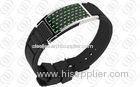 Green Carbon Fiber Jewelry Magnetic Bracelet For Men / Women