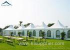 White PVC Fabric Pagoda Shape Outdoor Party Tents Aluminum Structure UV - Resistant