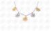 Polished and Brushed 220mm Stainless Steel Necklace Chain for Women