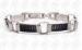 Unique Stainless Steel Bracelets Silver And Black Tones For Men