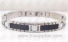 Fashionable Carbon Fiber Jewelry Bracelet for Men , 316L Stainless Steel Bracelet