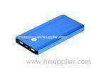 Blue Rectangle rechargeable Fast Charging Power Bank with Li-polymer cell 6000mAh