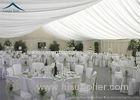 PVC Fabric Outdoor Party Tents Fire Resistant Tents With White Linings