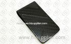 AAA Full Black Carbon Fiber Money Clips With Shiny Glossy Finish