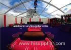 Waterproof European Style Clear Tents With Beautiful Roof Linings / Curtains For Parties