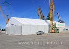 Large PVC Fabric Warehouse Tents A Frame Shape Fire Resistant White