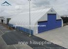 Curved Shape Fireproof Tent FabricFor Outdoor Event Tents , Warehouse Canopy In White