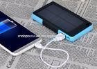 Rubber paint shell High Efficiency universal 8000mAh Solar Power Bank with LED light