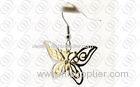 Butterfly Gold Tone Stainless Steel Earrings for kids , Fish Hook Earrings