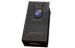 Pot uv 4 color printing black wine packing bag With Handles