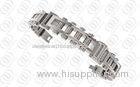 Ti2 Titanium Jewelry Chain Link Bracelet With Polished and Brushed Finish