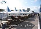 Fabric Water Proof Tent , Aluminum Gazebos And Canopies White