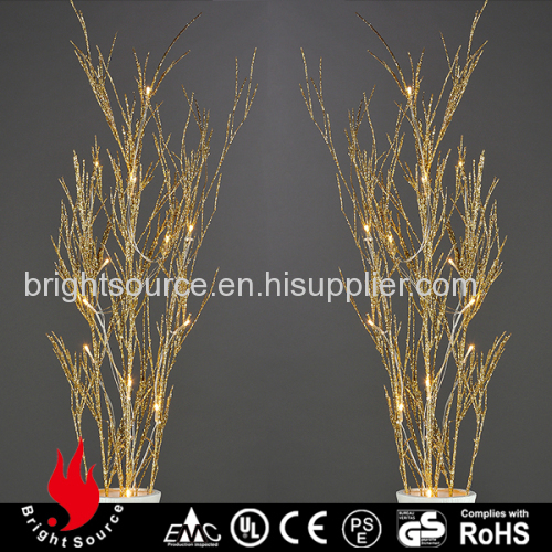 Champagne Natural Bamboo Lighting Branch