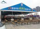 Large Fabric Clearspan Structure And Canopy Fire / Wind Resistant Over 100 People