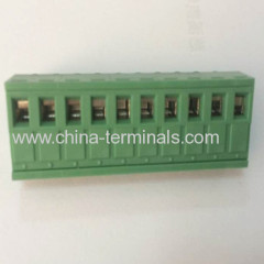 electrical pluggable terminal block pitch 5.08mm