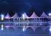 Glass Wall Outdoor Event Tents Pagoda Shape With Aluminum Structure