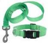 Durable Reflective Rope nylon dog leash green color CE & ROHS