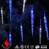 20L acrylic icicle curtain light blue and white LED string decorative lights