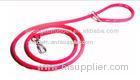 Red Silicone Climbing Rope Dog Leashes With Printed Logo For Hound Training