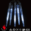 snowfall icicle curtain cool white LED string decorative lights