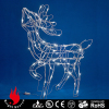 iron made reindeer lights
