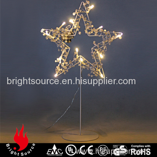 table standing star garland light