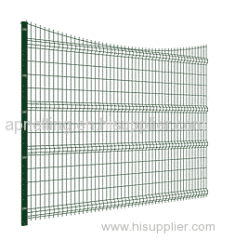 lowes powder coated Curved welded wire fencing 3D panels direct factory /Nylofor 3D Welded Wire Mesh Panel Fencing