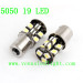 1156 smd 1157 led light BA15S BAU15S BAY15D P21W 19 SMD 5050 Canbus Car Turn signal brake light 12V White