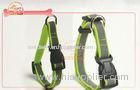 Walking Reflective Film Strap Adjustable Nylon Dog Collar / pet safe collar