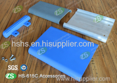 anti slipping aluminum stair nosing with rubber strip