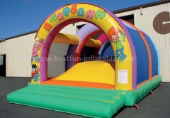 Inflatable soft dome to bounce and jump children