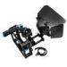 Black And Blue Top Handle DSLR Camera Cage 15MM Rod System , Matte Box Rig