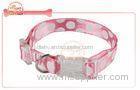 Durable Pattern Printing Nylon Pet Collar With Adjustable Plastic Buckle