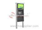 Parking Lot Card Dispending Outdoor Touch Screen Kiosk Advertising Display Monitor