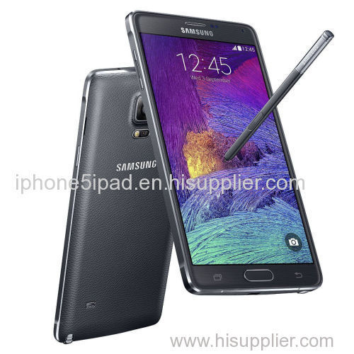 WHOLESALE NEW Samsung Galaxy Note 4 N910H FACTORY UNLOCKED 5.7" QHD , 32GB , 16MP BLACK S5 S4 Note 4 Mobile Phone Unlock